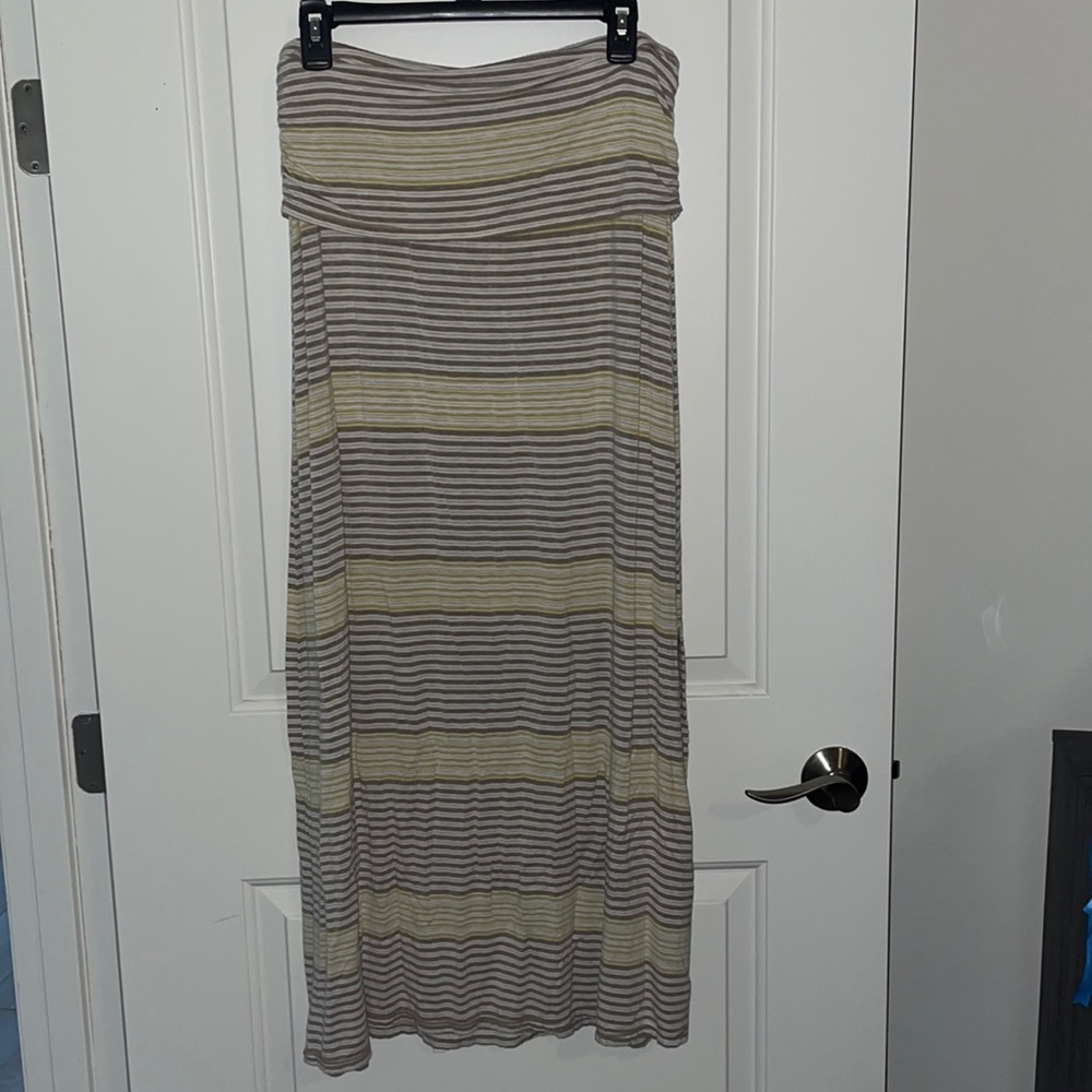 Striped Maxi Skirt
